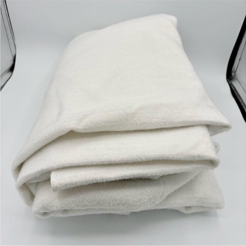 VINTAGE 1985 Chatham Manufacturing Company TWIN SIZE Blanket Fitted Sheet wool